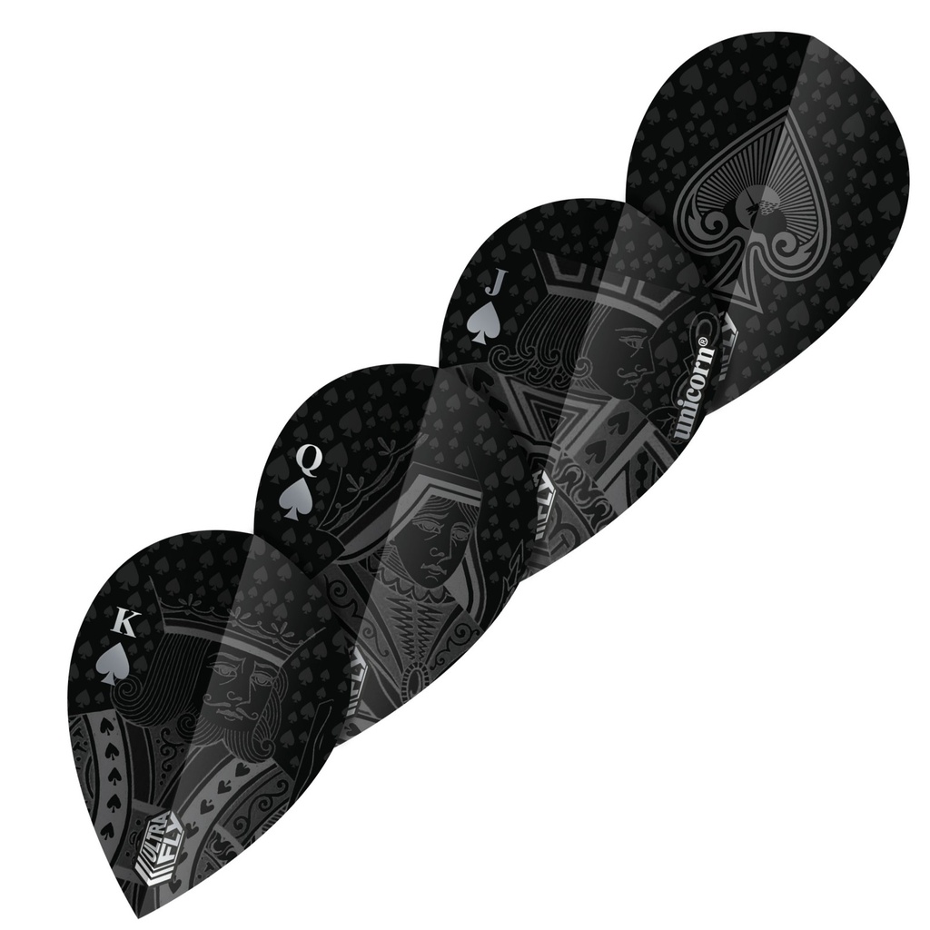 [69003] Unicorn Ultra Fly 100 Black Royal Flush Flights