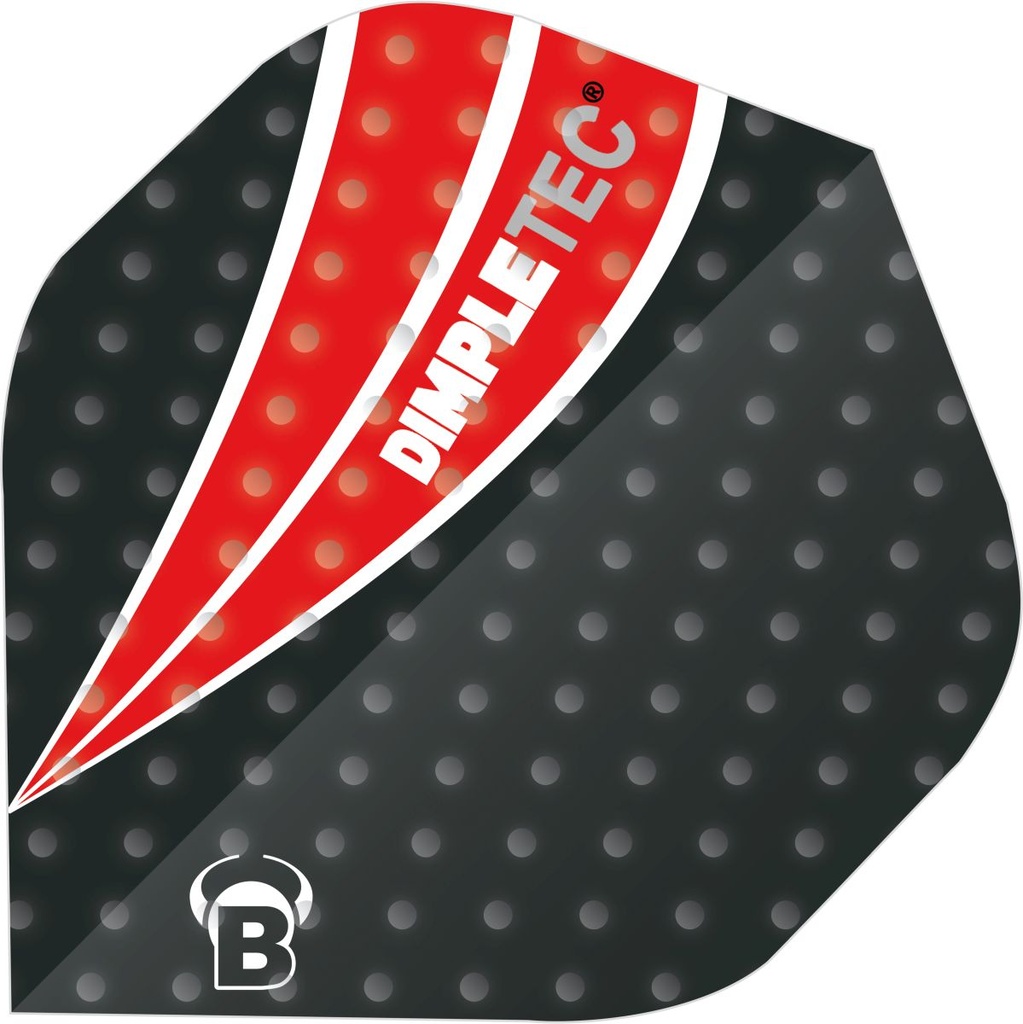 [50206] BULL'S Dimpletec Black Flights