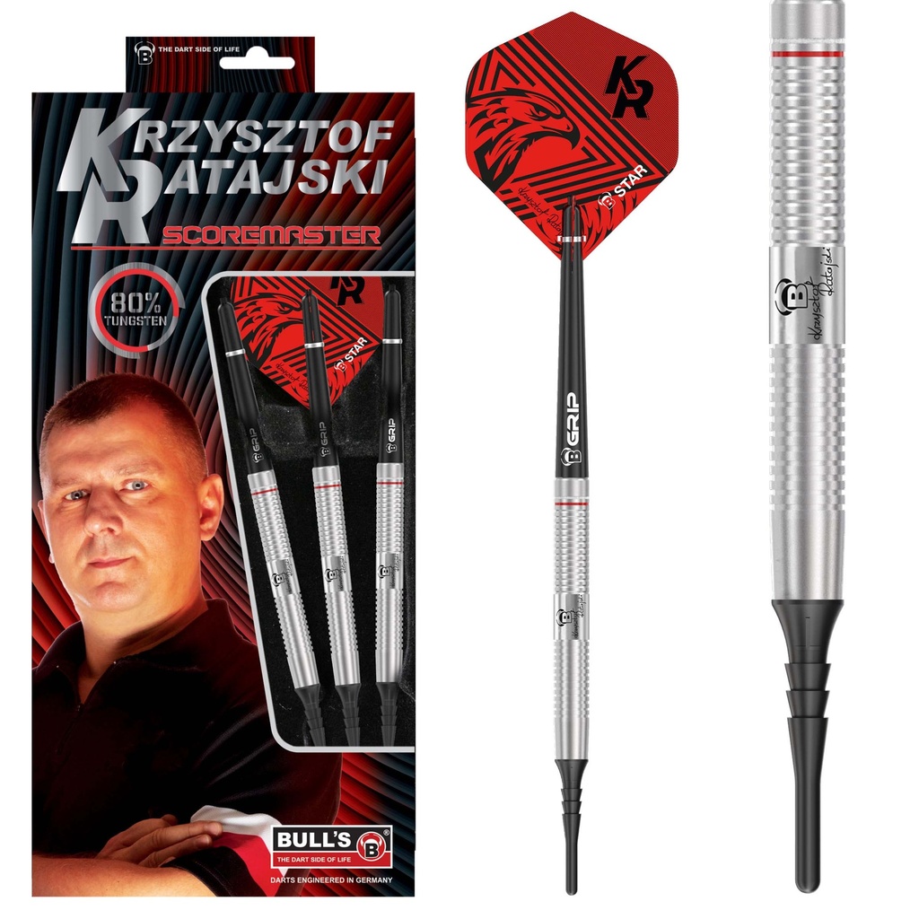 [18708] BULL'S Krzysztof Ratajski Soft Dart, Scoremaster