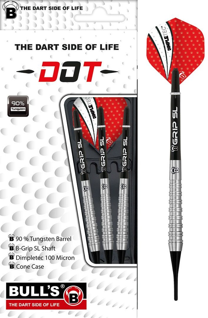 [18398] BULL'S Dot D3 90% Tungsten Soft Dart