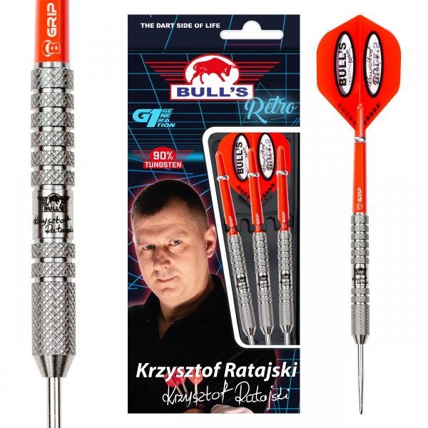 [14187] BULL'S Retro Krzysztof Ratajski Steel Dart
