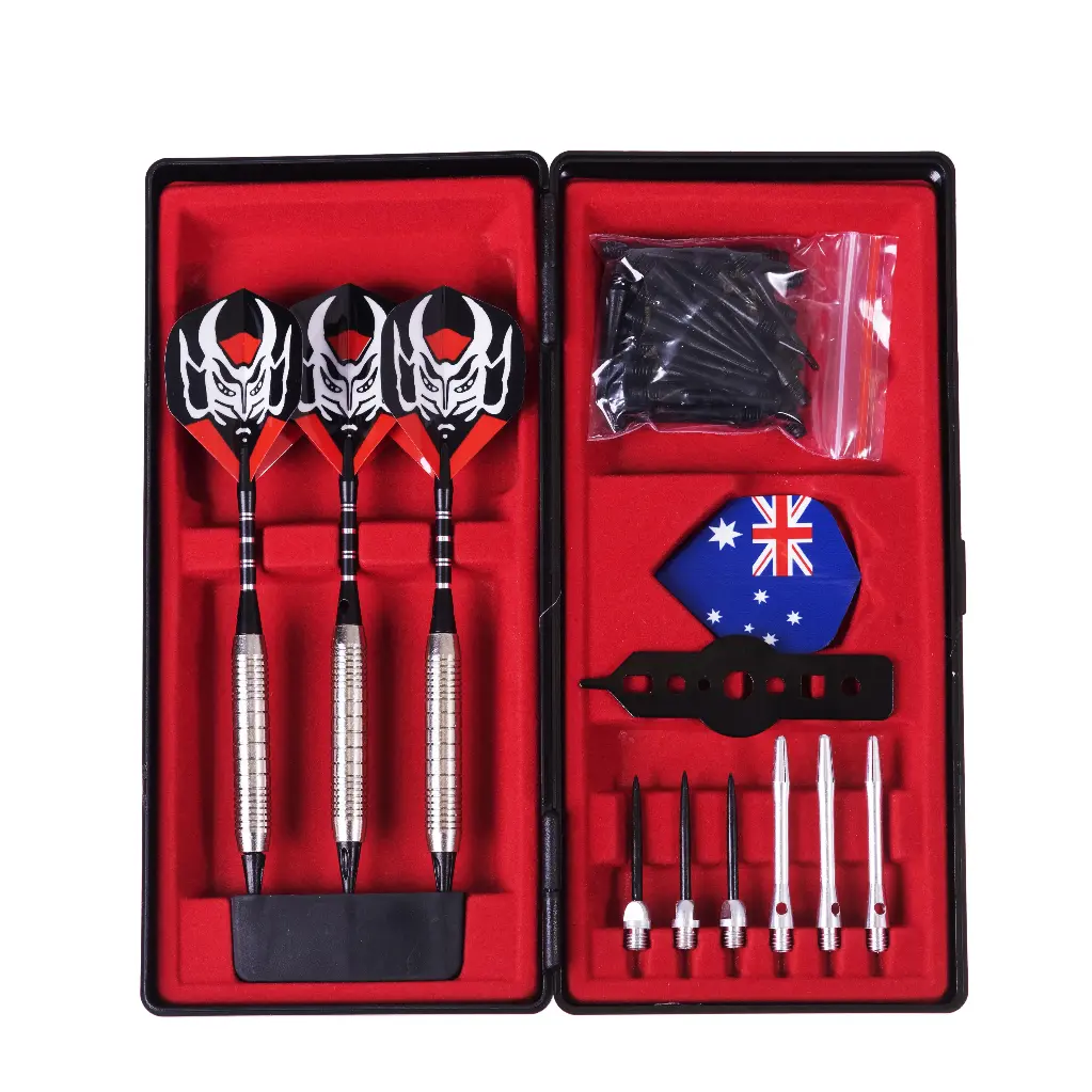 Kombi-Set Steeldart + Softdart, Drei Softdarts umrüstbar auf Steeldarts 18g