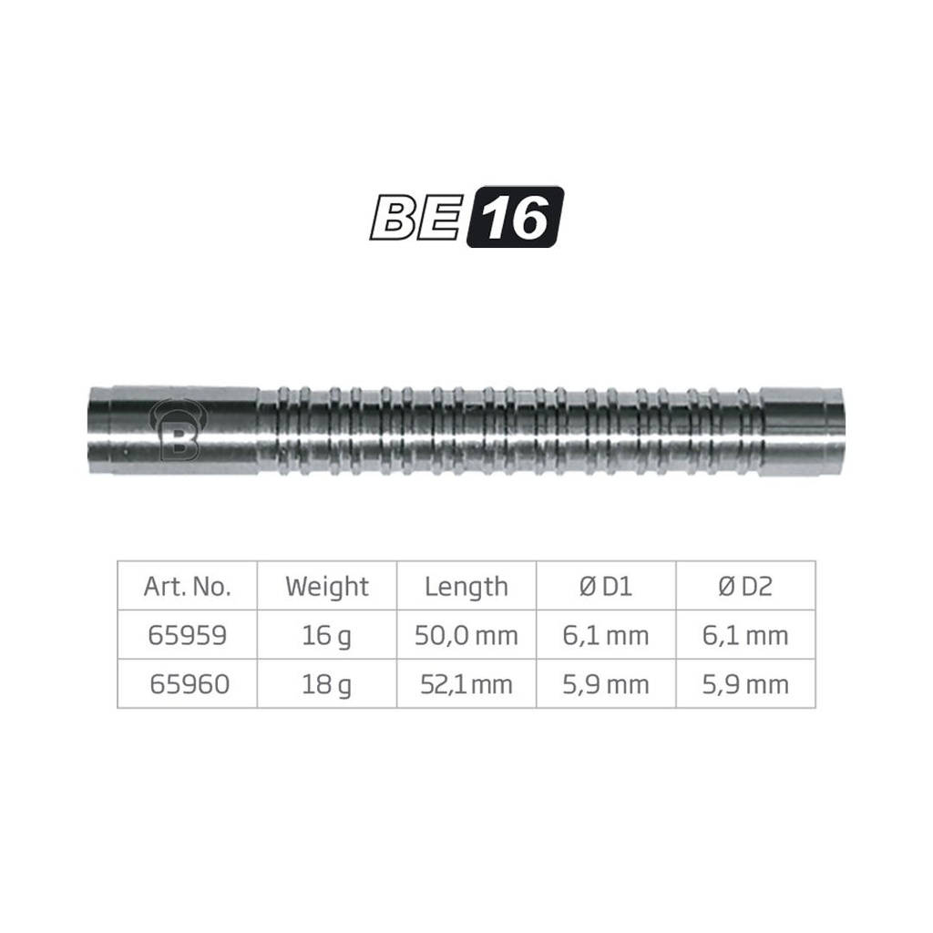 [65959] BULL'S BE-16 Soft Dart Barrel (16 Gr.)