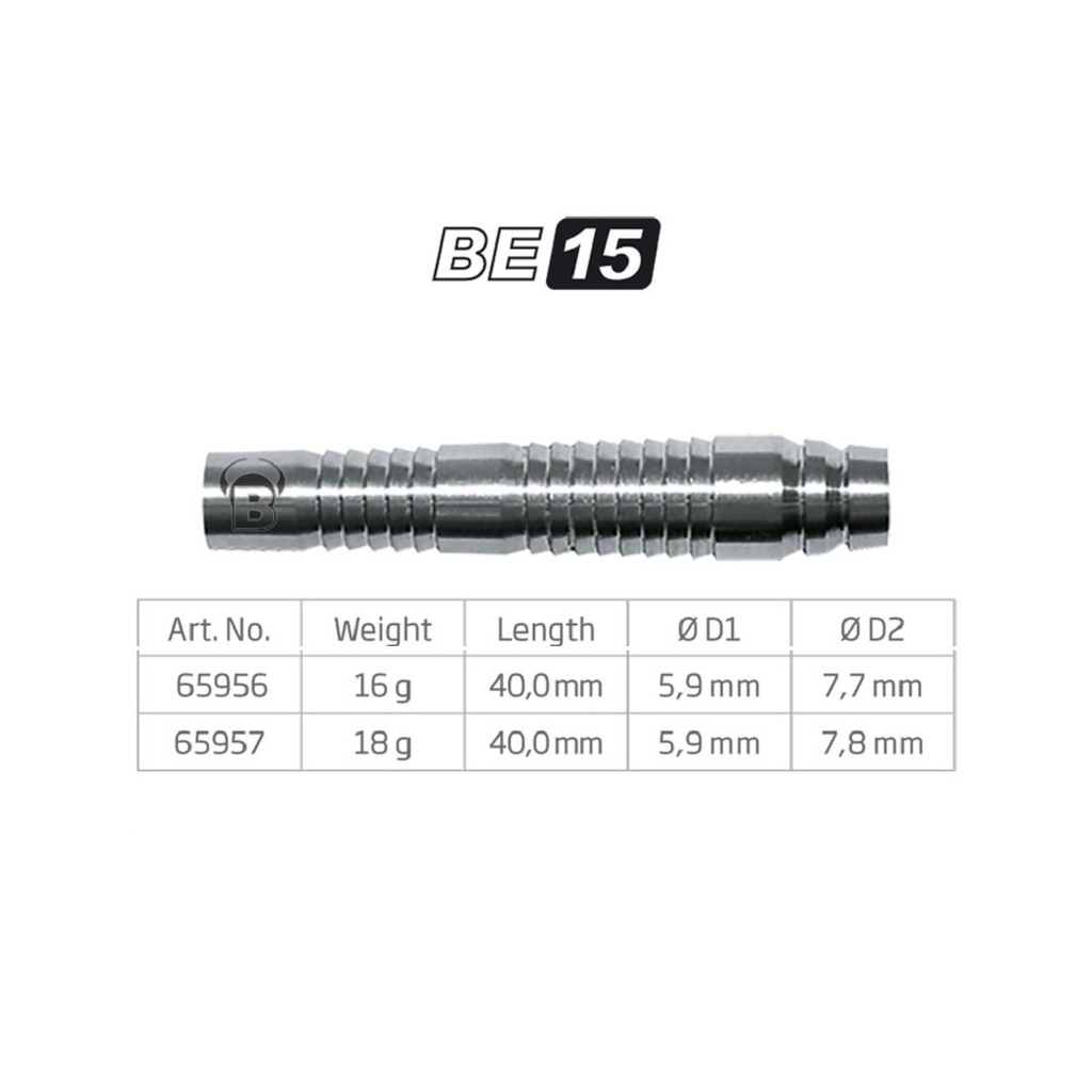 [65956] BULL'S BE-15 Soft Dart Barrel (16 Gr.)