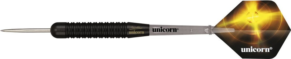 [27662] Unicorn Black Brass Gary Anderson Steel Darts (25 Gr.)