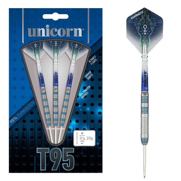 [24015] Unicorn Core XL T95 Steel Darts (25 Gr.)