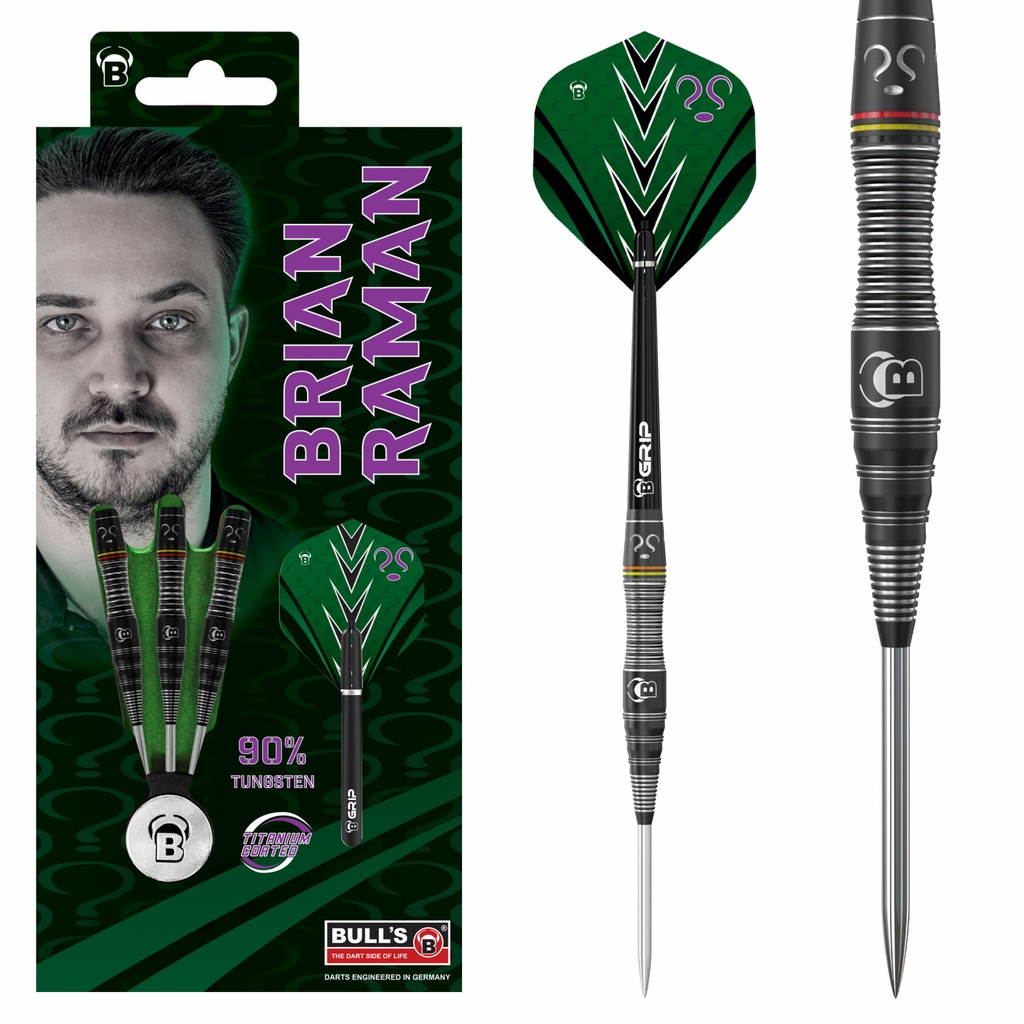 [14602] BULL'S Brian Raman Steel Dart (22 Gr.)