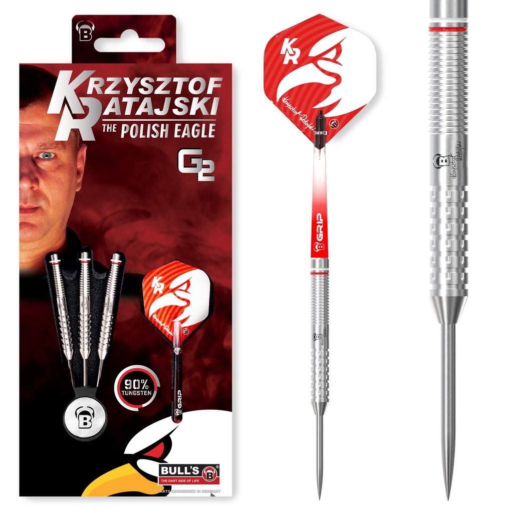 [14202] BULL'S Krzysztof Ratajski Original Generation 2 Steel Dart (22 Gr.)