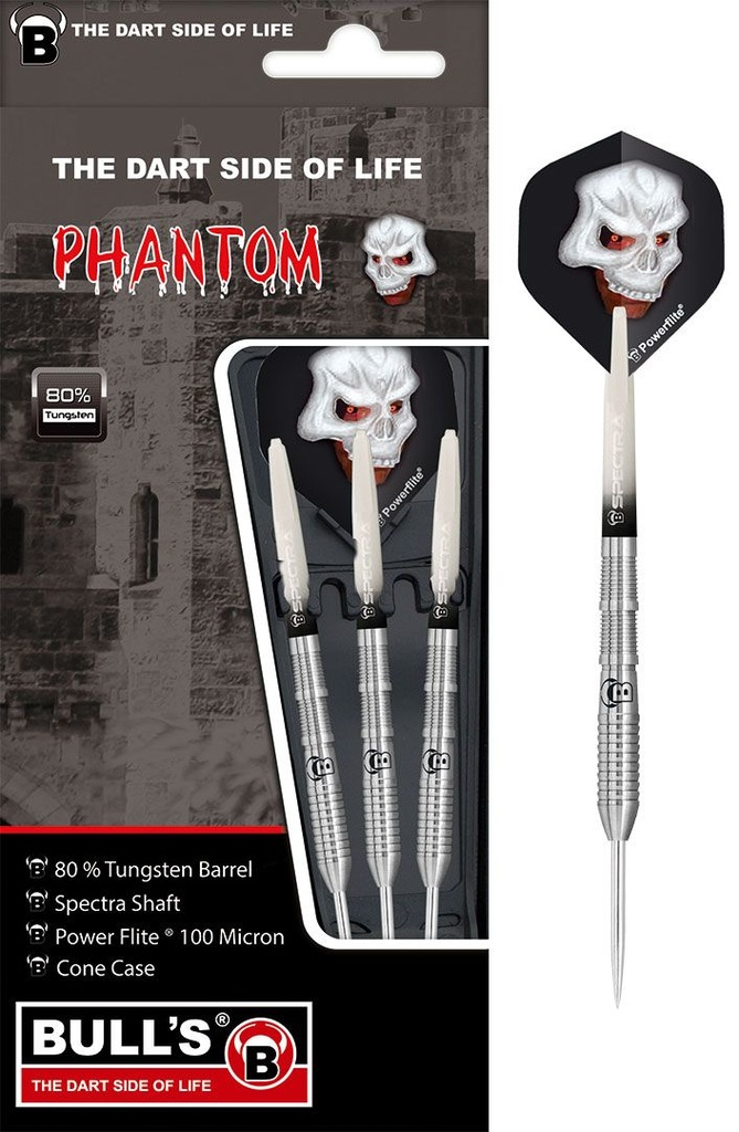[13692] BULL'S Phantom PT4 Steel Dart (22 Gr.)
