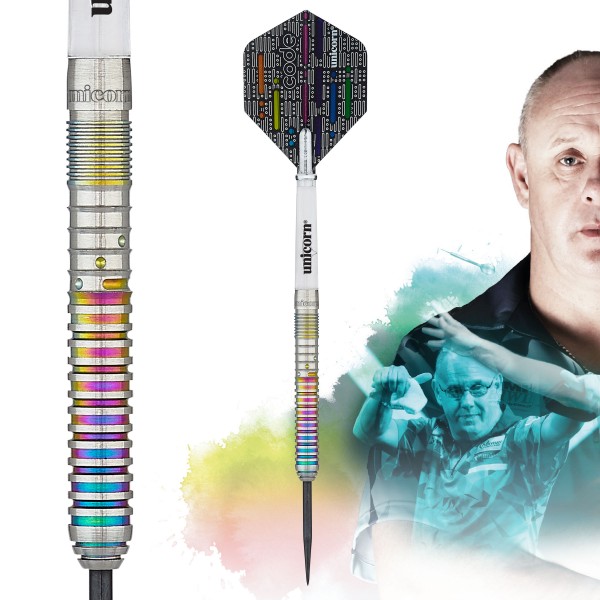 [06059] Unicorn Ian White Code Players Steel Dart (21 Gr.)