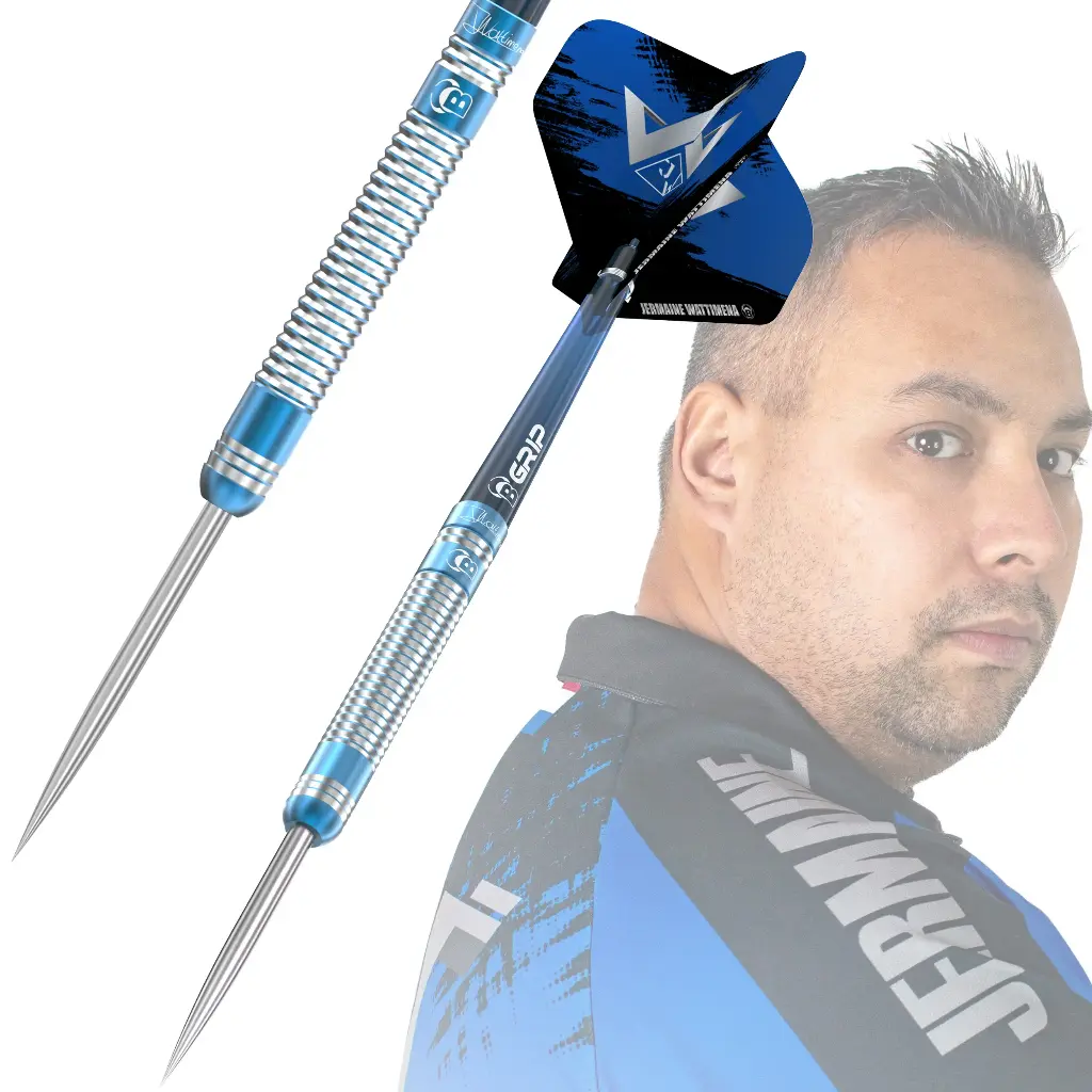 [14662] BULL'S Jermaine Wattimena G3 Steel Dart, 90 % Tungsten (22 Gr.)