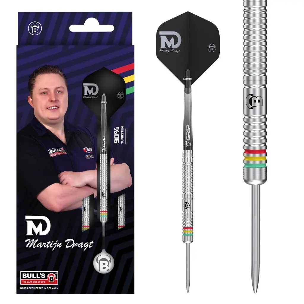 [14114] BULL'S Martijn Dragt Steel Dart 24 Gr.