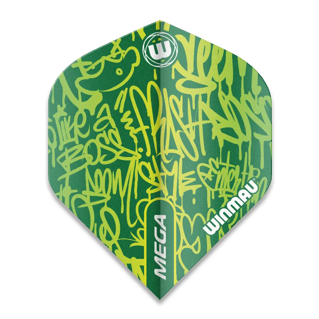 [729824] Flights Winmau Mega Standard Green
