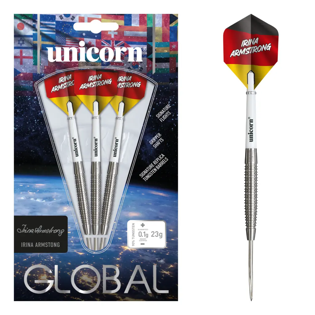 [01345] Unicorn Global Irina Armstrong 23g Steel Tip 90% Tungsten