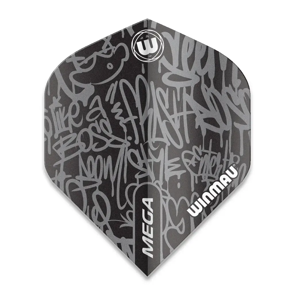 [729827] Flights Winmau Mega Standard Black