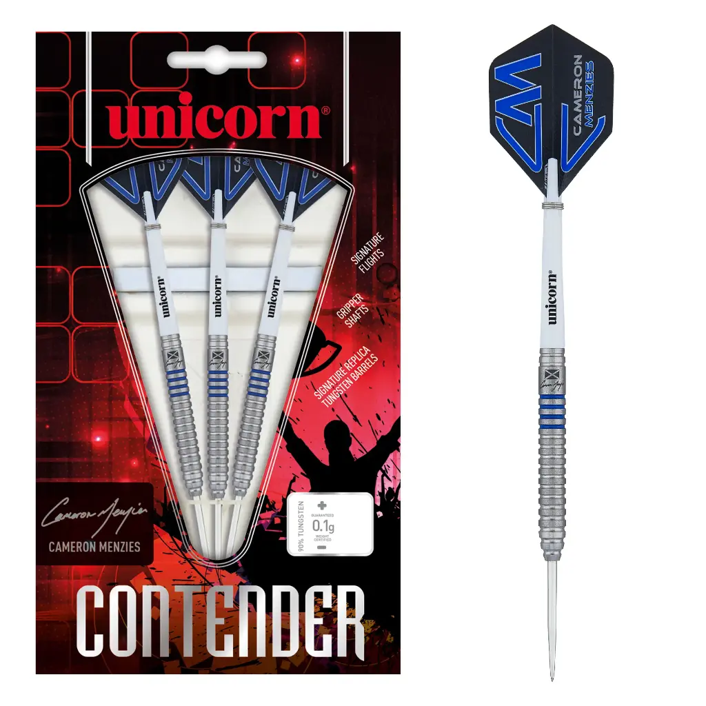 [01325] Unicorn Contender Cameron Menzies Phase 2 Steel Darts (25 Gr.)