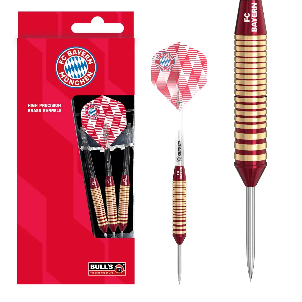 BULL'S FC Bayern München Brass Steel Dart