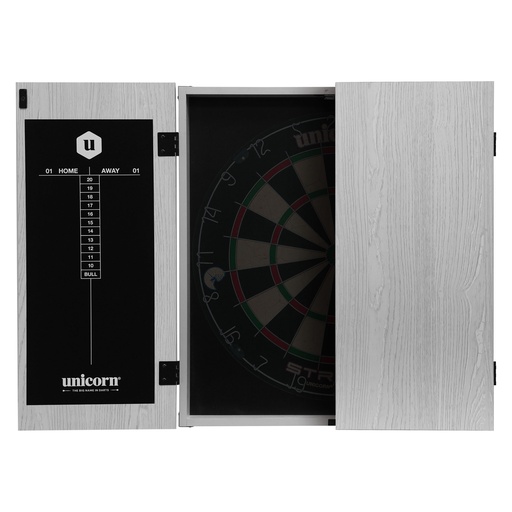[46232] Unicorn Maestro Grey Dartboard Cabinet