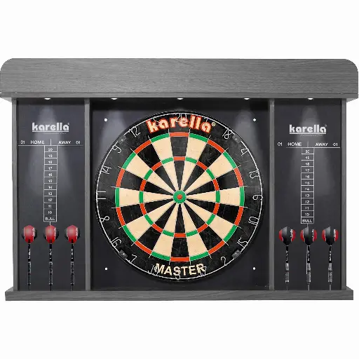 [807403] Dart-Cabinet Arena mit LED-Beleuchtung