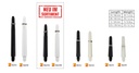 BULL'S 6-Pack Nylon Shaft
